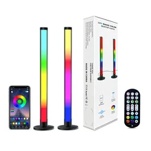 RGB Music Sound Control Light LED Pickup Rhythm Light Bar Desktop Atmosphere Lamps with Remote Control and App Control
RGB Music Sound Control Light LED Pickup Rhythm Light Bar Desktop Atmosphere Lamps with Remote Control and App Control