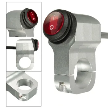 New Arrival 1pc 22mm Motorcycle Waterproof Handlebar On Off Switch Headlight Fog Spot Light Switches Silver
New Arrival 1pc 22mm Motorcycle Waterproof Handlebar On Off Switch Headlight Fog Spot Light Switches Silver