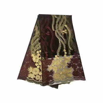 Wine Latest Nigerian Net Laces Gold Royal Blue High Quality African French Lace Embroidery Stones African Lace Fabric Pink
Wine Latest Nigerian Net Laces Gold Royal Blue High Quality African French Lace Embroidery Stones African Lace Fabric Pink