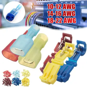 300Pcs T-Tap Wire Cable Connectors Insulated Male Electrical Wire Terminals Connector Combo Kit 14-16 10-12 18-22 Quick Disconnt
300Pcs T-Tap Wire Cable Connectors Insulated Male Electrical Wire Terminals Connector Combo Kit 14-16 10-12 18-22 Quick Disconnt
