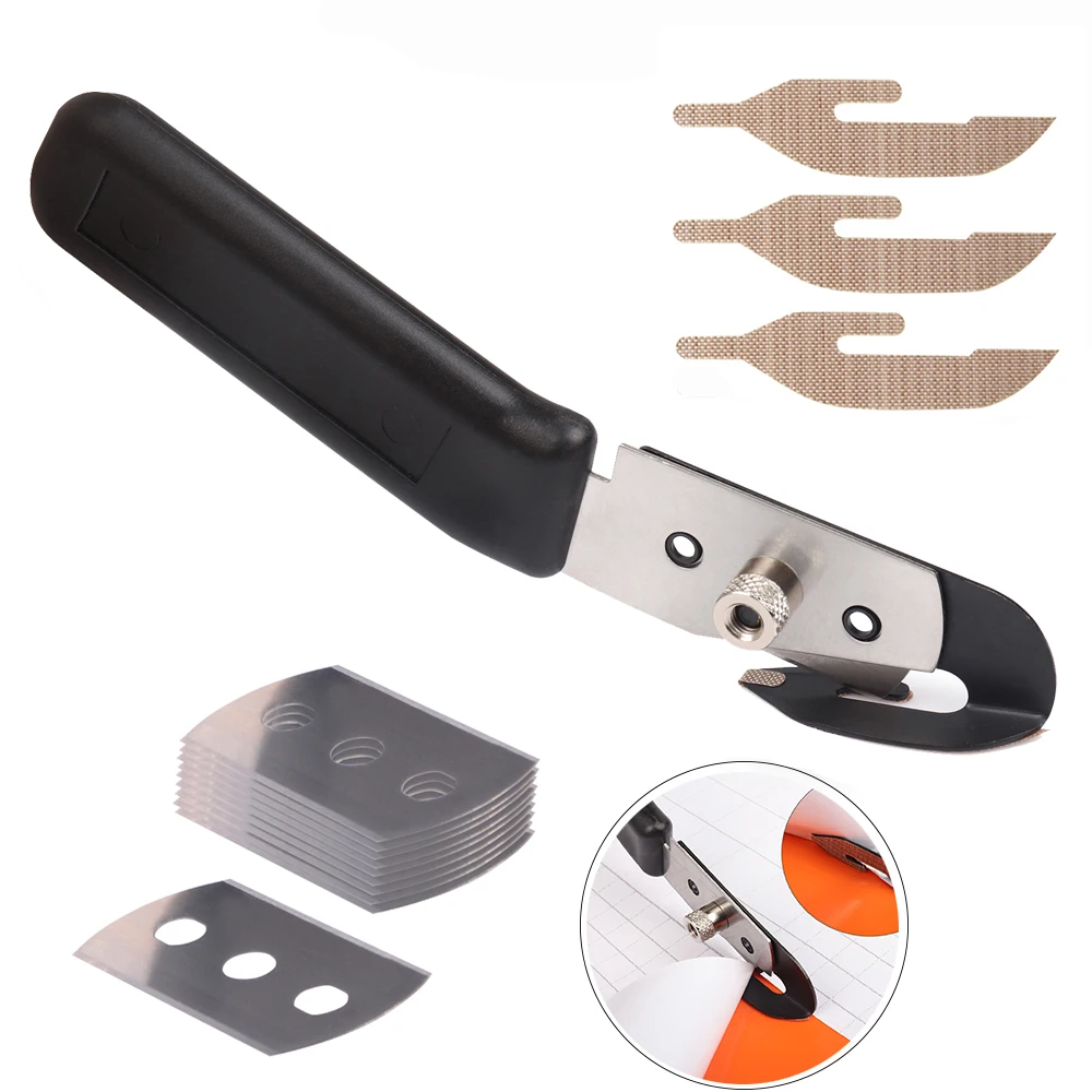 EHDIS Vinyl Film Wrapping Paper PTFE Cutter With 10pcs Spare Blades Carbon Sticker Decal Cutting Tool Window Tint Utility Knife
EHDIS Vinyl Film Wrapping Paper PTFE Cutter With 10pcs Spare Blades Carbon Sticker Decal Cutting Tool Window Tint Utility Knife