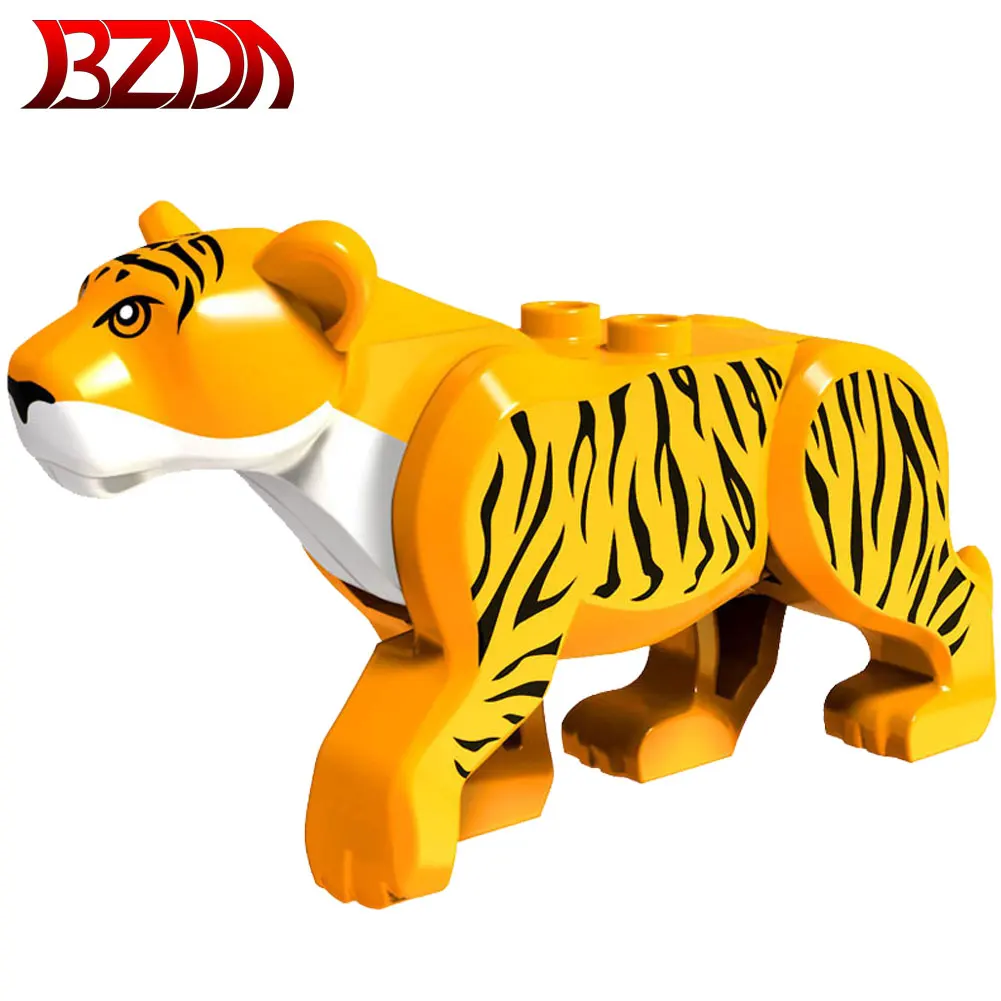 BZDA Mini Animals Model Blocks Tiger Wolf Leopard Dog Doll Model Bricks Compatible Duplo Children Christmas Educational Toys
BZDA Mini Animals Model Blocks Tiger Wolf Leopard Dog Doll Model Bricks Compatible Duplo Children Christmas Educational Toys