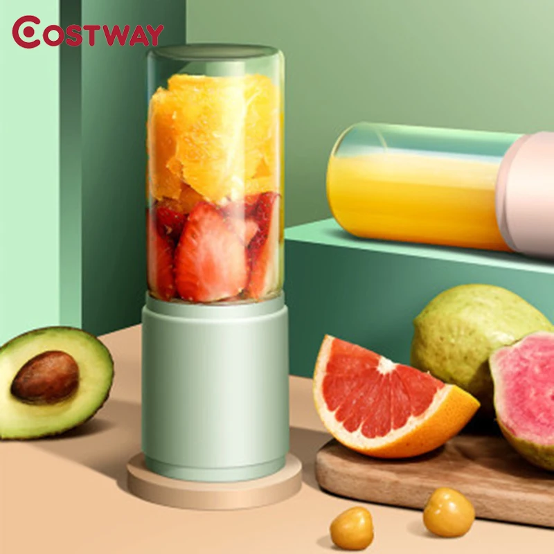 COSTWAY Juicer Household Portable Electric Fruit Juicer Rechargeable Juicer Available In Three Colors USB Hidden Interface
COSTWAY Juicer Household Portable Electric Fruit Juicer Rechargeable Juicer Available In Three Colors USB Hidden Interface
