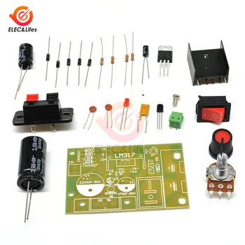 LM317 AC/DC Adjustable Voltage Regulater Step down Buck Power Supply Module with Rocker switch potentiometer PCB DIY Kit LM317T
LM317 AC/DC Adjustable Voltage Regulater Step down Buck Power Supply Module with Rocker switch potentiometer PCB DIY Kit LM317T