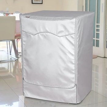 Silver Washing Machine Cover Waterproof washer Cover for Front Load Washer/Dryer Dustproof Washing Machine Cover
Silver Washing Machine Cover Waterproof washer Cover for Front Load Washer/Dryer Dustproof Washing Machine Cover