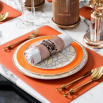 Luxury Orange Crack Irregular Grid Glass Dinner Plate Ceramic Plates Round Dishes Plates Set For Wedding Banquet Home Dinner Set
Luxury Orange Crack Irregular Grid Glass Dinner Plate Ceramic Plates Round Dishes Plates Set For Wedding Banquet Home Dinner Set