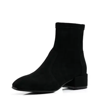 2021 New Classic Design Suede Leather Winter Boots Elegant Not Lace-up Round Toe High Heels Shoes Wedding Party Shoes Woman
2021 New Classic Design Suede Leather Winter Boots Elegant Not Lace-up Round Toe High Heels Shoes Wedding Party Shoes Woman