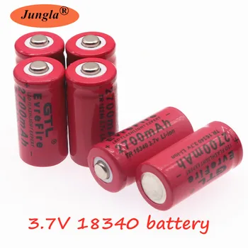 3.7V 2700mAh 16340 Batteries Rechargeable Li-ion 16340 Battery For Laser Pen LED Flashlight Rechargeable 16340 CR123A Battery
3.7V 2700mAh 16340 Batteries Rechargeable Li-ion 16340 Battery For Laser Pen LED Flashlight Rechargeable 16340 CR123A Battery