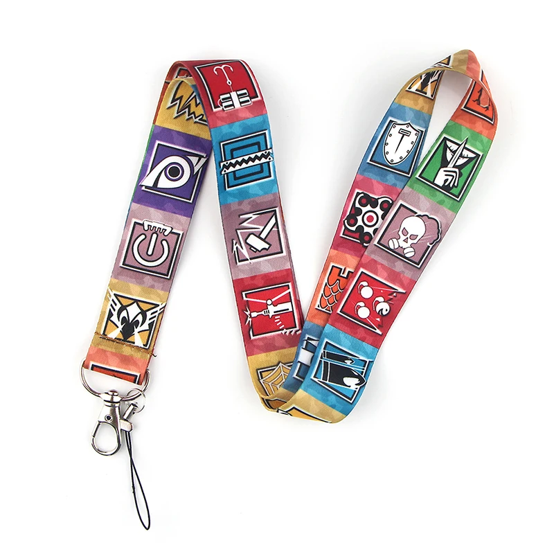 K2062 Rainbow Six Lanyard Keychain Lanyards for Keys Badge ID Phone Rope Neck Straps Game Accessories Gifts
K2062 Rainbow Six Lanyard Keychain Lanyards for Keys Badge ID Phone Rope Neck Straps Game Accessories Gifts