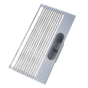 Save Space Home Draining Dish Drying Rack Kitchen Sink Restaurant Bathroom Multifunction Stainless Steel Practical Foldable
Save Space Home Draining Dish Drying Rack Kitchen Sink Restaurant Bathroom Multifunction Stainless Steel Practical Foldable