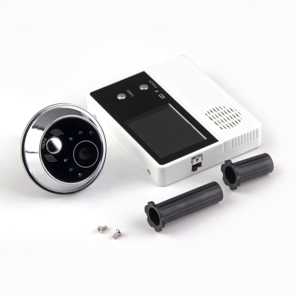 High Resolution 2.4" Video-eye Visual Monitor 100 Degree View Angle Wireless Door Peephole Camera White Video Peephole
High Resolution 2.4" Video-eye Visual Monitor 100 Degree View Angle Wireless Door Peephole Camera White Video Peephole