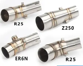 Motorcycle exhaust pipe intermediate connection ER6N / Z800 / Z750 / Ninja 250 stainless steel elbow modified exhaust pipe
Motorcycle exhaust pipe intermediate connection ER6N / Z800 / Z750 / Ninja 250 stainless steel elbow modified exhaust pipe