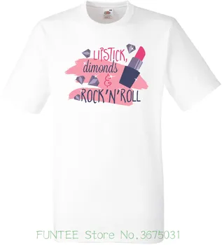 Women's Tee Lipstick Diamonds And Rock And Roll T Shirt Women T Shirt Kawaii Tops Tee
Women's Tee Lipstick Diamonds And Rock And Roll T Shirt Women T Shirt Kawaii Tops Tee