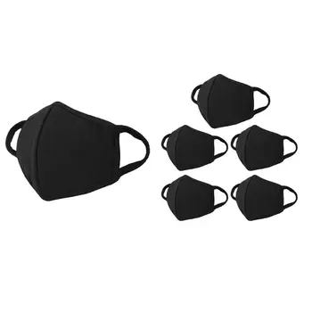 1Pc/5Pcs Unisex Washable Black Mouth Mask Anti-Haze PM2.5 Activated Carbon Dustproof Outdoor Cycling Earloop Face Cover
1Pc/5Pcs Unisex Washable Black Mouth Mask Anti-Haze PM2.5 Activated Carbon Dustproof Outdoor Cycling Earloop Face Cover