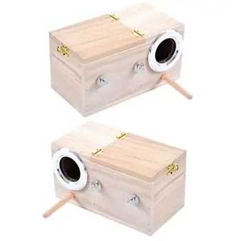 Pet Bird House Parakeet Nest Box Bird House Budgie Wood Breeding Box for Lovebirds Parrotlets Mating Box
Pet Bird House Parakeet Nest Box Bird House Budgie Wood Breeding Box for Lovebirds Parrotlets Mating Box