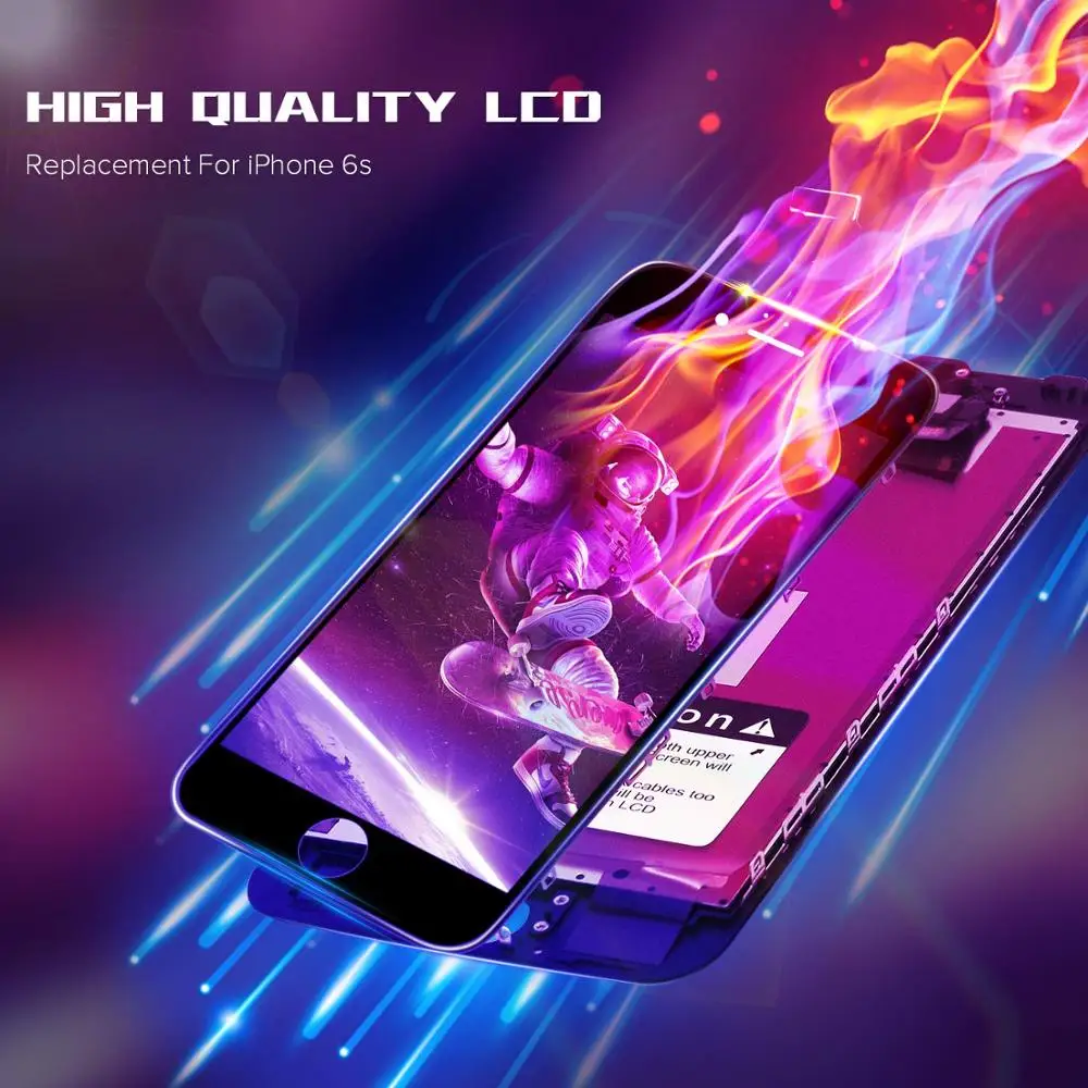 Su amigo for For Apple iPhone 6s LCD Touch Screen Display Full Set +repair tool Digitizer Replacement Assembly LCD Phone Parts 
Su amigo for For Apple iPhone 6s LCD Touch Screen Display Full Set +repair tool Digitizer Replacement Assembly LCD Phone Parts