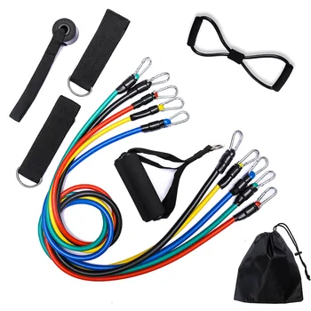 11/pcs Pilates Latex Tubing Expanders Exercise Tubes Practical Strength Resistance Band Sets Fitness Equipment
11/pcs Pilates Latex Tubing Expanders Exercise Tubes Practical Strength Resistance Band Sets Fitness Equipment
