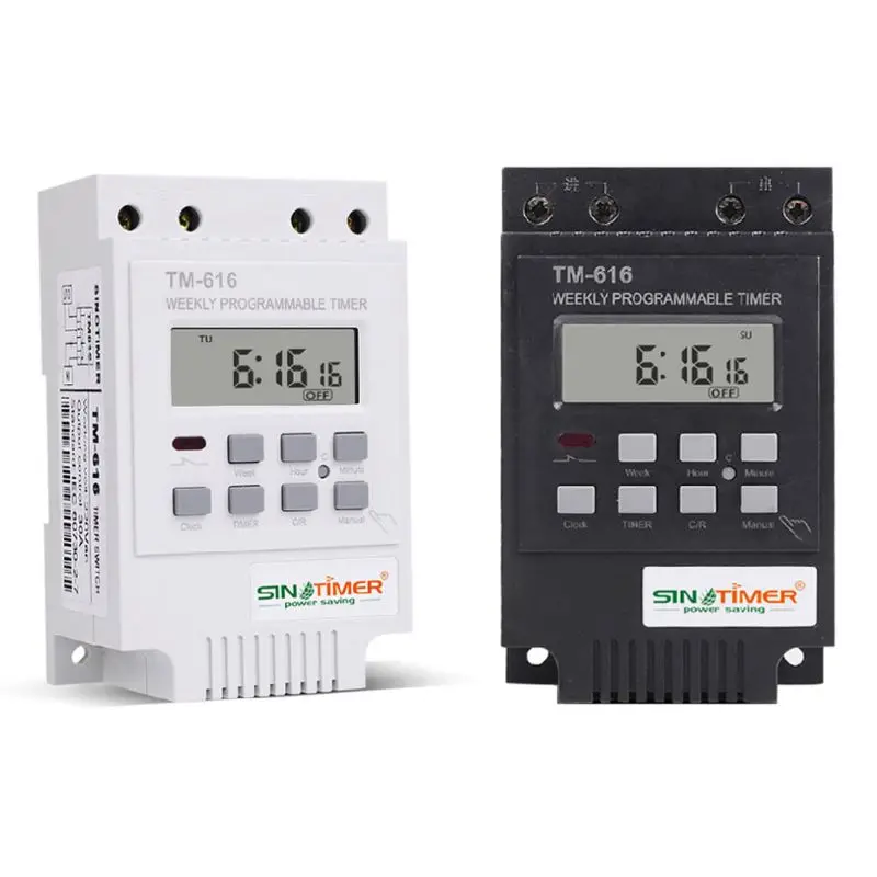 TM616W-4 Digital Electronic Timer 220V 30A Weekly Programmable Relay Controller High Quality and Brand New
TM616W-4 Digital Electronic Timer 220V 30A Weekly Programmable Relay Controller High Quality and Brand New