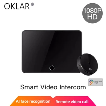 OKLAR Video peephole wireless intercom smart camera Xiaomi Xiaobai Mihome APP face recognition Wireless Smart Video doorbell
OKLAR Video peephole wireless intercom smart camera Xiaomi Xiaobai Mihome APP face recognition Wireless Smart Video doorbell