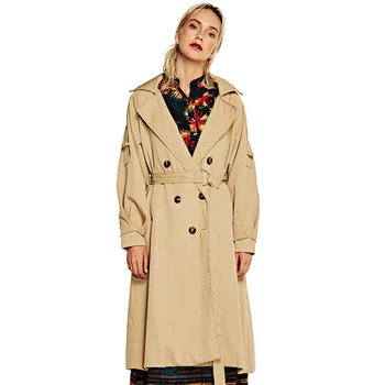 2020 New Arrival Women's Casual Trench Coat Windbreaker High Quality Vintage Double Breasted Ladies Autumn Winter Long Trench
2020 New Arrival Women's Casual Trench Coat Windbreaker High Quality Vintage Double Breasted Ladies Autumn Winter Long Trench