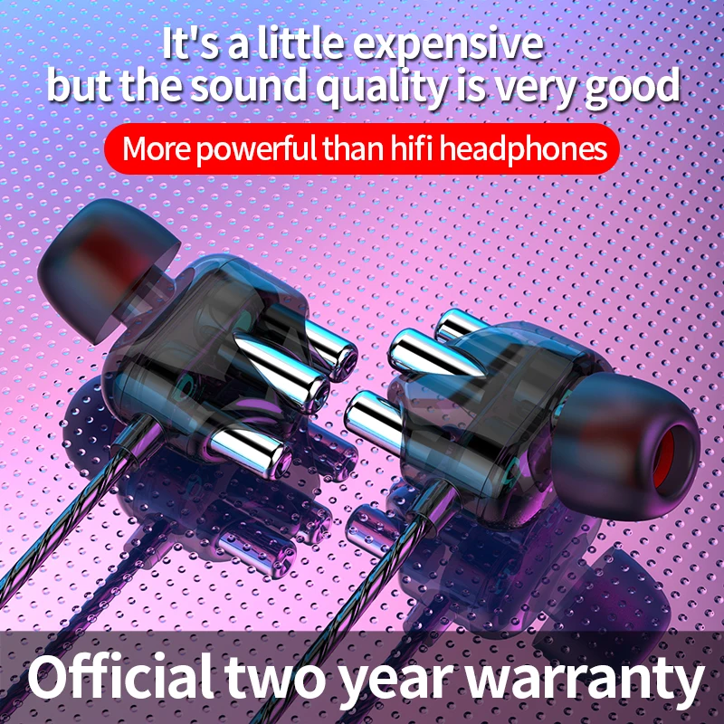 For Samsung Huawei Transparent in-ear earpiece Dual speaker smart phone Wired headset line control tuning Built-in Microphone
For Samsung Huawei Transparent in-ear earpiece Dual speaker smart phone Wired headset line control tuning Built-in Microphone