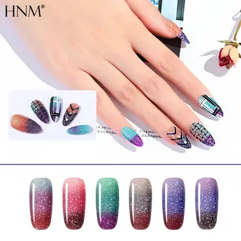 HNM 8ML Gel Nail Polish Laser 3-colors Temperature Change Nail Varnish Primer UV LED Soak Off Semi Permanent Gel Polish
HNM 8ML Gel Nail Polish Laser 3-colors Temperature Change Nail Varnish Primer UV LED Soak Off Semi Permanent Gel Polish