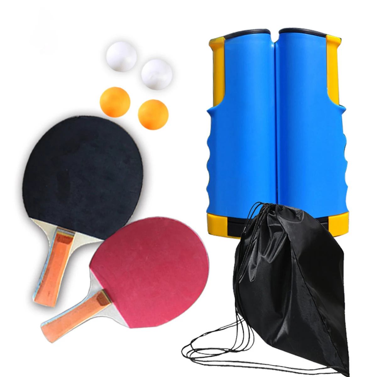 Table Tennis Blade Racket Ping Pong Rubber Paddle Portable Sport Table Tennis Set 1.7M Retractable Net For Workout Trainning
Table Tennis Blade Racket Ping Pong Rubber Paddle Portable Sport Table Tennis Set 1.7M Retractable Net For Workout Trainning