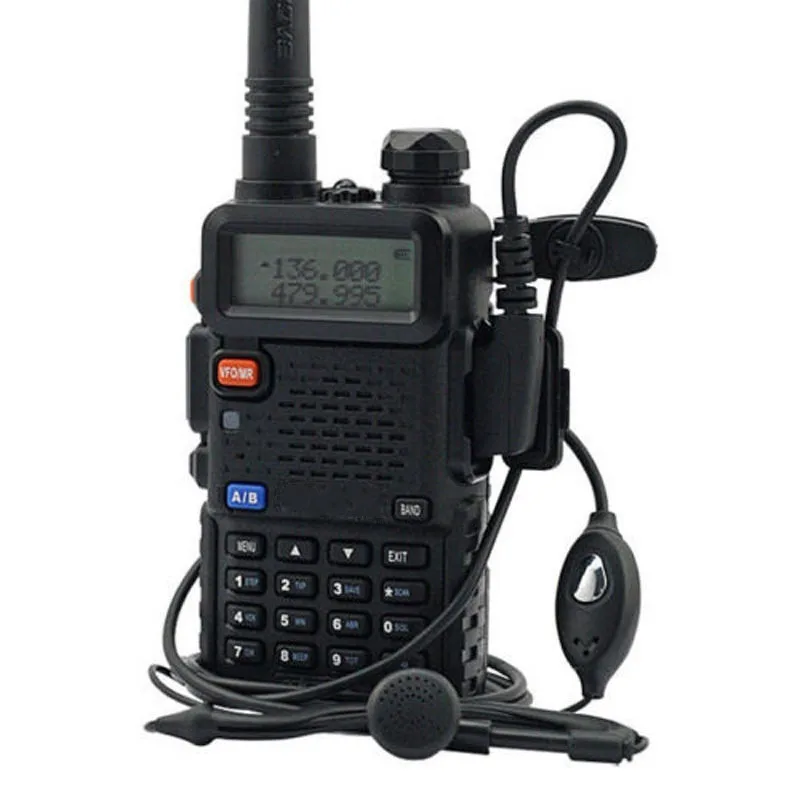 Black US/EU Plug For Baofeng UV-5R Two Way Radio Walkie Talkie 5W 128 CH VHF UHF Dual Band 136-174 & 400-520MHZ
Black US/EU Plug For Baofeng UV-5R Two Way Radio Walkie Talkie 5W 128 CH VHF UHF Dual Band 136-174 & 400-520MHZ