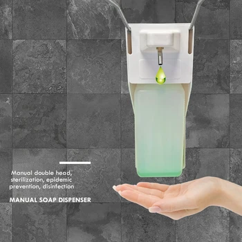 1000ml Manual Soap Dispenser Disinfection Sterilizing Wall Mounted Hand Cleaner Washer Pump Bottle Kitchen Bathroom School Hotel
1000ml Manual Soap Dispenser Disinfection Sterilizing Wall Mounted Hand Cleaner Washer Pump Bottle Kitchen Bathroom School Hotel