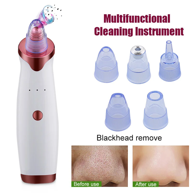USB Charing Facial Clean Blackhead Removal Equipment Effective Fast Fashion ABS White Beauty Health Skin Care Remove Clear Acne
USB Charing Facial Clean Blackhead Removal Equipment Effective Fast Fashion ABS White Beauty Health Skin Care Remove Clear Acne