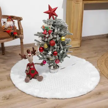 90/122CM Christmas Tree Skirt 48 Inch Soft Carpet Christmas 2020 Tree Skirt Scene Layout Prop New Year Decorations 2021 Navidad
90/122CM Christmas Tree Skirt 48 Inch Soft Carpet Christmas 2020 Tree Skirt Scene Layout Prop New Year Decorations 2021 Navidad