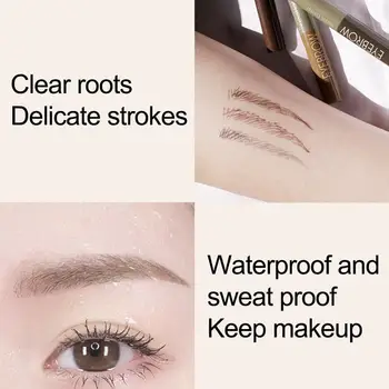 Water Eyebrow Pencil Stereoscopic long-lasting Naturally Waterproof Shaping Wyebrow Cream 
Water Eyebrow Pencil Stereoscopic long-lasting Naturally Waterproof Shaping Wyebrow Cream