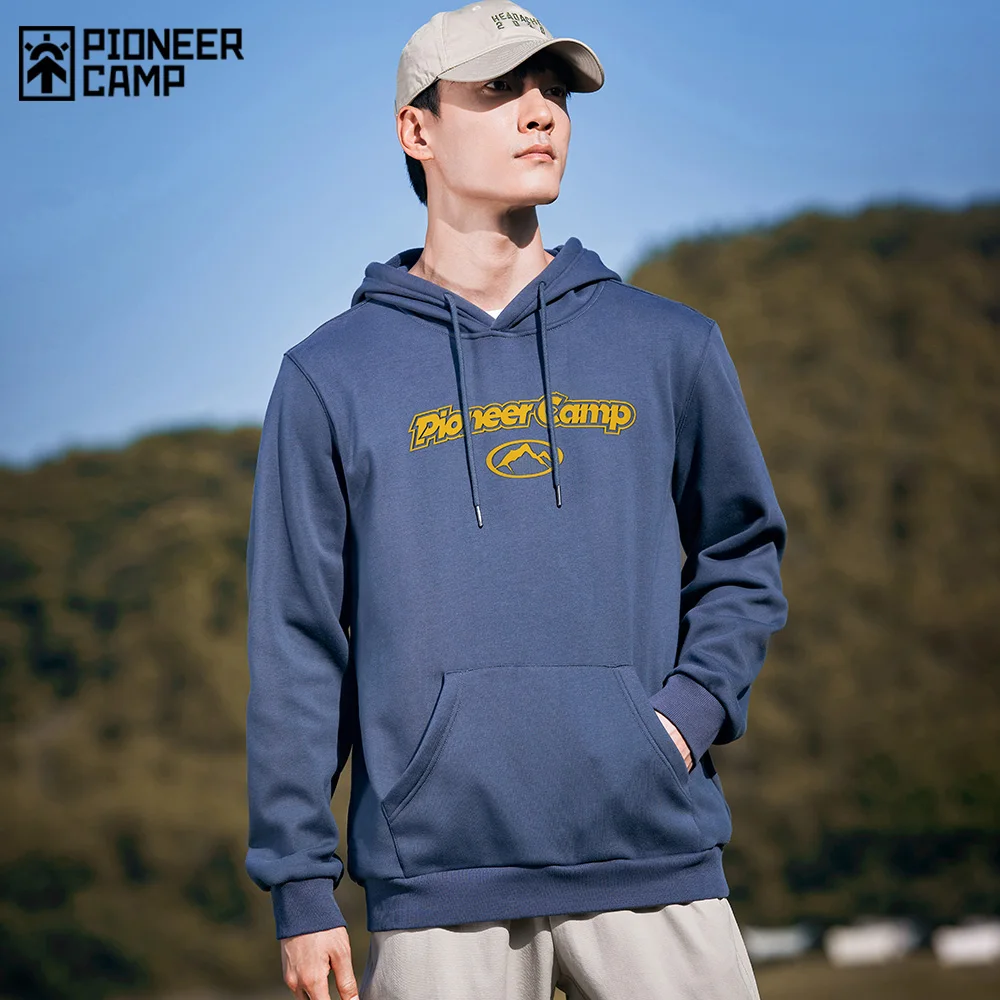 Pioneer Camp/Новые толстовки с капюшоном на осень и зиму, мужские плотные толстовки, качественные пуловеры с текстурой джоггеры, XLK04108054H 
Pioneer Camp/Новые толстовки с капюшоном на осень и зиму, мужские плотные толстовки, качественные пуловеры с текстурой джоггеры, XLK04108054H