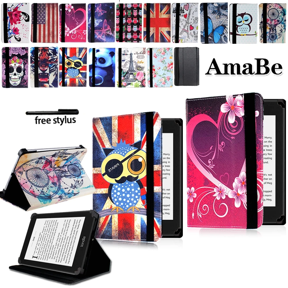 Anti-Dust Leather Tablet Stand Cover Case for Amazon Kindle 4/5//7/8/10 Tablets for Kindle Paperwhite 1/2/3/4 Protective Shell
Anti-Dust Leather Tablet Stand Cover Case for Amazon Kindle 4/5//7/8/10 Tablets for Kindle Paperwhite 1/2/3/4 Protective Shell