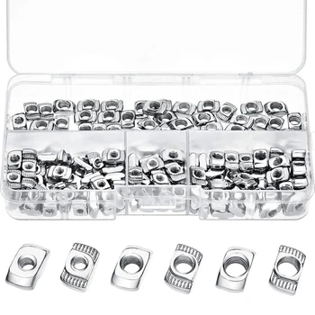 20 Series T Nuts M3/ M4/ M5 T Slot Nut Hammer Head Fastener Nut Assortment Kit For Aluminum Profile (150 Pieces)
20 Series T Nuts M3/ M4/ M5 T Slot Nut Hammer Head Fastener Nut Assortment Kit For Aluminum Profile (150 Pieces)
