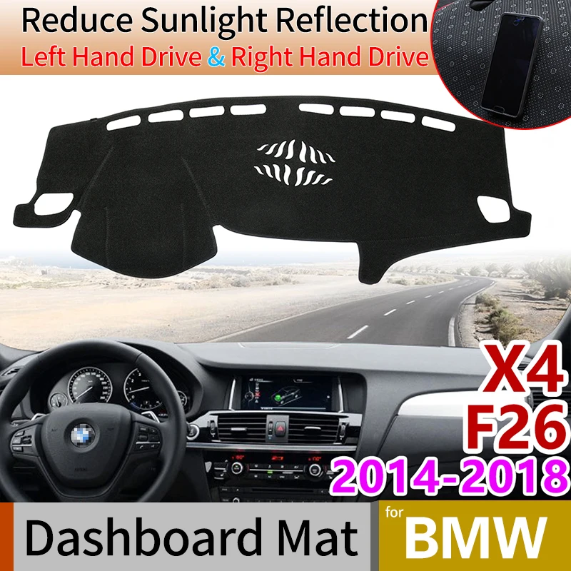 for BMW X4 F26 2014 2015 2016 2017 2018 Anti-Slip Anti-UV Mat Dashboard Cover Pad Sun Shade Dashmat Protect Carpet Accessories
for BMW X4 F26 2014 2015 2016 2017 2018 Anti-Slip Anti-UV Mat Dashboard Cover Pad Sun Shade Dashmat Protect Carpet Accessories