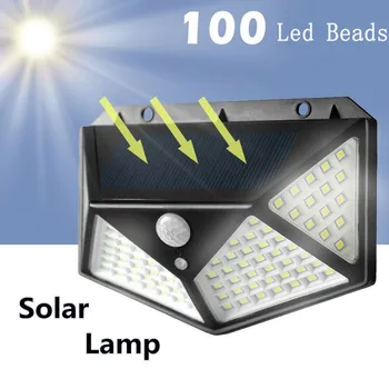 100LED Solar Lights Outdoor IP65 Waterproof Motion Sensor Lights Security Wall Lights with 3 Modes for Yard ,Garage Fence Porch
100LED Solar Lights Outdoor IP65 Waterproof Motion Sensor Lights Security Wall Lights with 3 Modes for Yard ,Garage Fence Porch