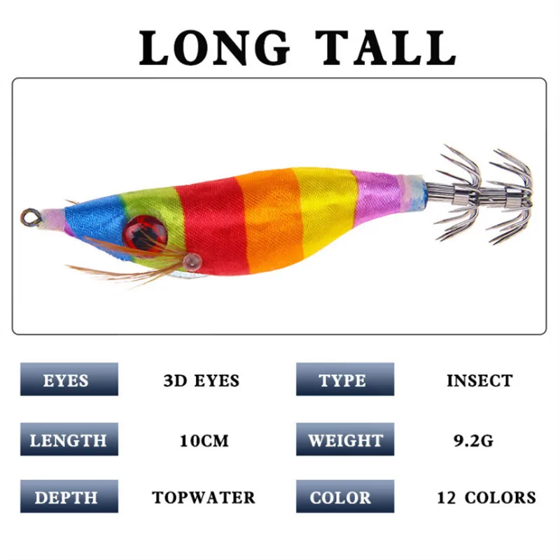 Luminous Colored Wooden Shrimp Artificial Plastic Hard Bait Wobblers With Sharp Treble Hook Anti-corrosion 12pcs/set 9.2g /10cm
Luminous Colored Wooden Shrimp Artificial Plastic Hard Bait Wobblers With Sharp Treble Hook Anti-corrosion 12pcs/set 9.2g /10cm