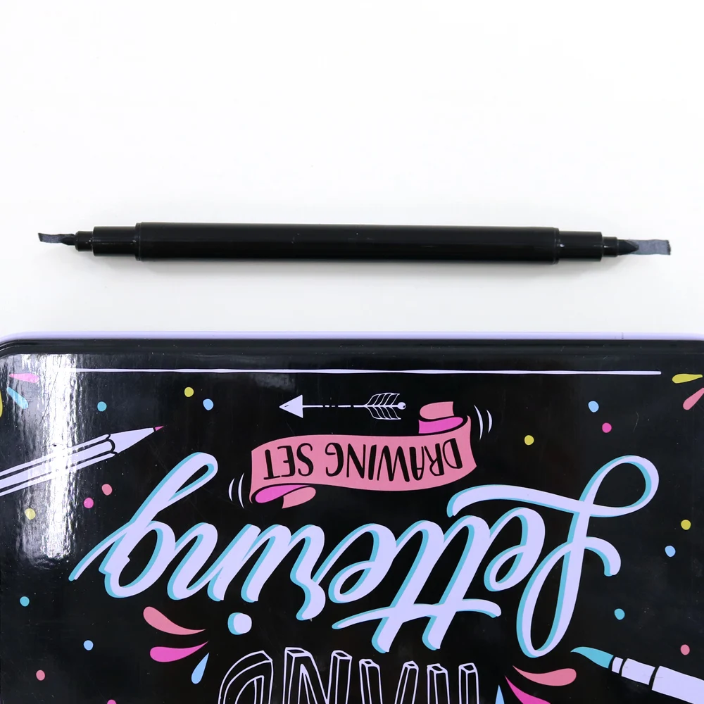 Набор для рисования в оловянной коробке набор ручной надписью карандаш стиле
