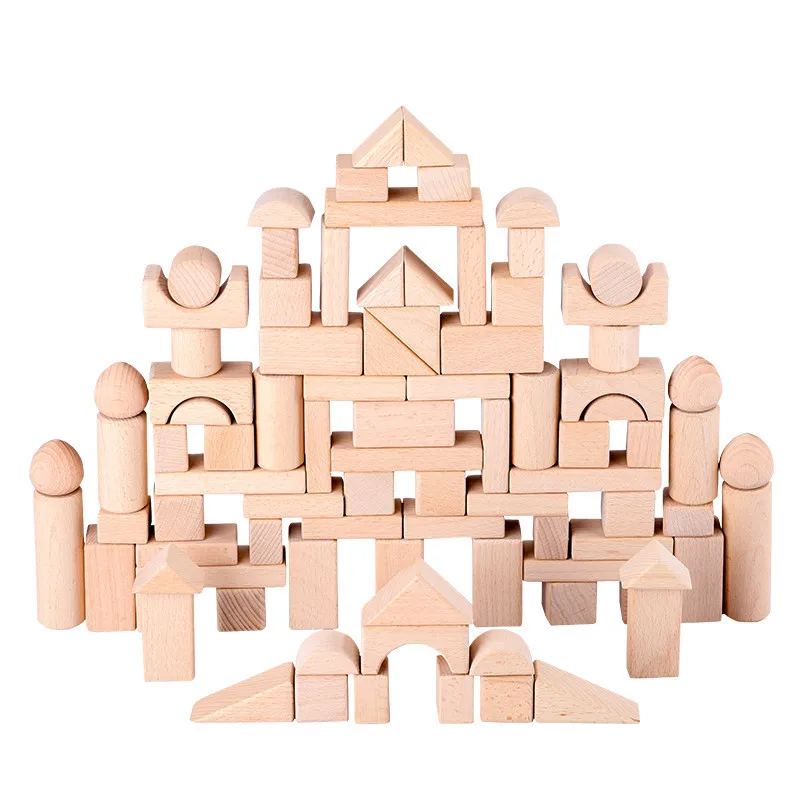 Children Building Blocks 100 Tablets Barrel Assembling Large Pieces Wood Color Building Blocks 1-3 Years Old Baby Early Childhoo
Children Building Blocks 100 Tablets Barrel Assembling Large Pieces Wood Color Building Blocks 1-3 Years Old Baby Early Childhoo
