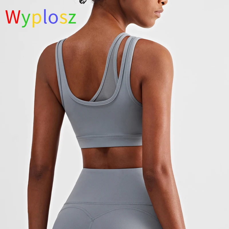 

Wyposz Yoga Bra Crop Bicycle Sportswear Workout Fitness Seamless Female High Support Women's Sports Gym Push Up Stitched Cross