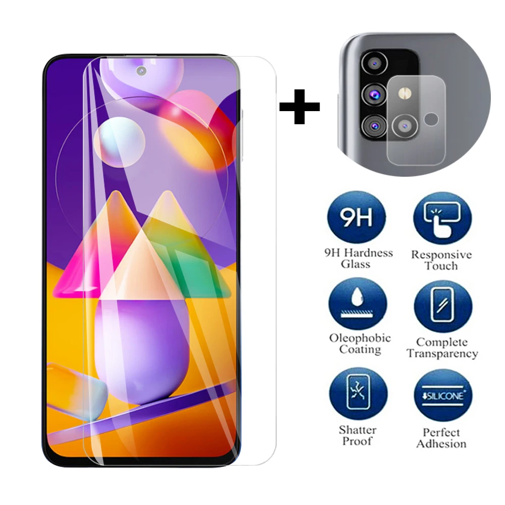 Защитная пленка для объектива камеры 2 в 1 стекло Samsung Galaxy M31S m31 защита экрана на a12