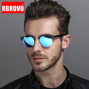 RBROVO 2019 Semi-Rimless Brand Designer Sunglasses Women/Men Polarized UV400 Classic Oculos De Sol Gafas Retro Eyeglasses
RBROVO 2019 Semi-Rimless Brand Designer Sunglasses Women/Men Polarized UV400 Classic Oculos De Sol Gafas Retro Eyeglasses