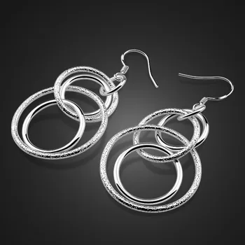 Fashion women loops silver earrings girl 925 sterling silver earrings long solid silver earrings, beautiful jewelry wholesale
Fashion women loops silver earrings girl 925 sterling silver earrings long solid silver earrings, beautiful jewelry wholesale