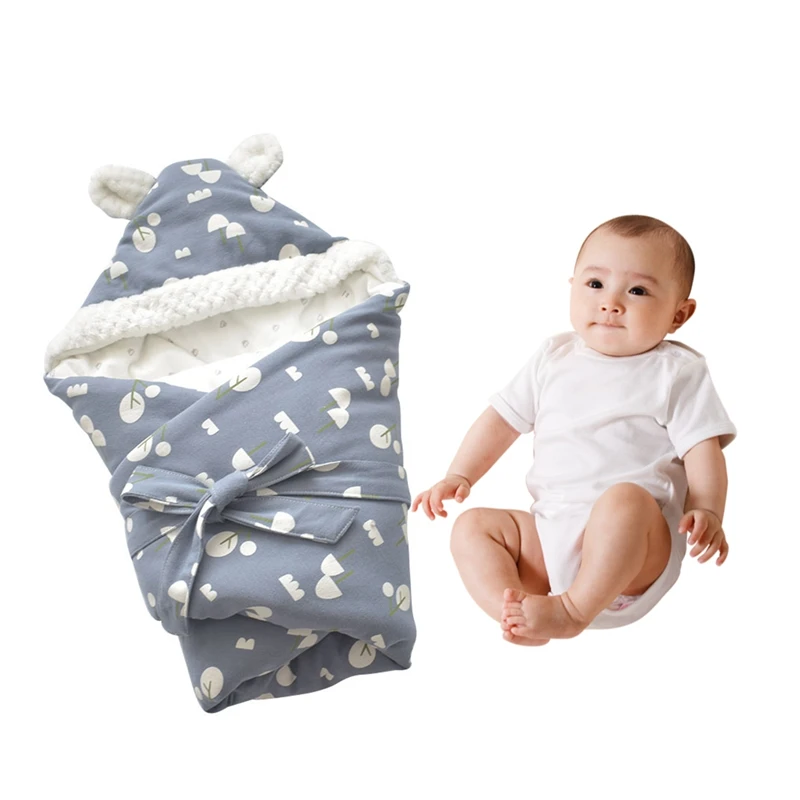 

Cotton Baby Sleeping Bag Winter Thick Newborn Swaddle Blanket Wrap Toddler Stroller Sleepsack Warm Baby Envelope Blanket Bedding