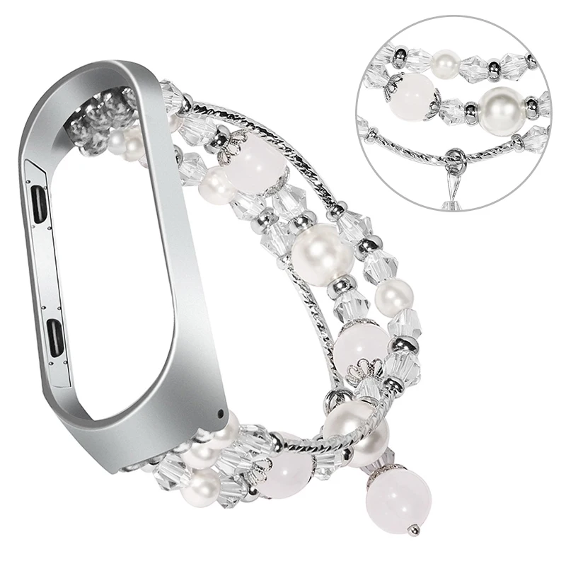 Women Beads Agate Watchband Strap for Xiaomi Mi Band 4 3 Watch Bracelet for MIband4 3 Chain Wristband Belt
Women Beads Agate Watchband Strap for Xiaomi Mi Band 4 3 Watch Bracelet for MIband4 3 Chain Wristband Belt