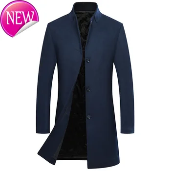Winter Men's 2020 Warm Wool Coat Business Fashion Slim Fit Long Jacket Male Brand Overcoat Black Navy
Winter Men's 2020 Warm Wool Coat Business Fashion Slim Fit Long Jacket Male Brand Overcoat Black Navy