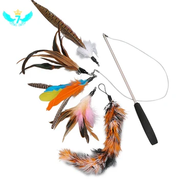 Retractable Cat Toys Wand 5 Assorted Teaser Refills With Bells Interactive Feather Teaser Wand Toy Kitten Cat Fun Playing TOB
Retractable Cat Toys Wand 5 Assorted Teaser Refills With Bells Interactive Feather Teaser Wand Toy Kitten Cat Fun Playing TOB