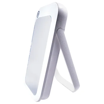 1Pc Portable LED Makeup Mirror with Foldable Holder Angle Adjustable Vanity Mirror for Bathroom Bedroom Office (White)
1Pc Portable LED Makeup Mirror with Foldable Holder Angle Adjustable Vanity Mirror for Bathroom Bedroom Office (White)