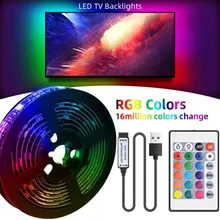 LED Light Strips Flexible RGB Decoration BackLight Lamp Night Light Luminous String For Bedroom Christmas Lamp Remote Controller
LED Light Strips Flexible RGB Decoration BackLight Lamp Night Light Luminous String For Bedroom Christmas Lamp Remote Controller